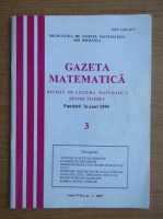 Gazeta matematica, anul CVIII, nr. 3, 2003