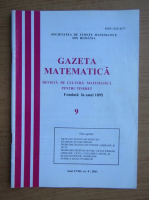 Gazeta matematica, anul CVIII, nr. 9, 2003