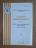 Gazeta matematica, anul CX, nr. 4, 2005