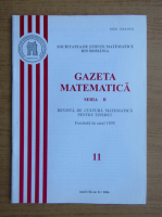 Gazeta matematica, anul CXI, nr. 11, 2006