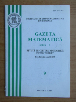 Gazeta matematica, anul CXII, nr. 9, 2007