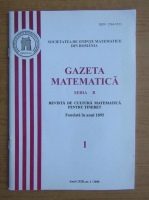 Gazeta matematica, anul CXIII, nr. 1, 2008