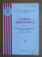 Gazeta matematica, anul CXIII, nr. 3, 2008
