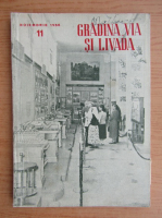 Gradina, via si livada, anul V, nr. 11, noiembrie 1956