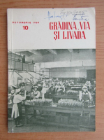 Gradina, via si livada, anul XV, nr. 10, octombrie 1956