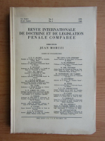 Jean Moruzi - Revue internationale de doctrine et de legislation penale comparee (1940)