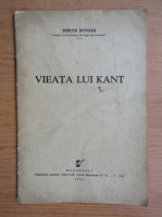 Mircea Djuvara - Vieata lu Kant (1941)