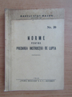Norme pentru predarea instructiei de lupta (1943)