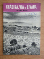 Revista Gradina, via si livada, anul IX, nr. 10, octombrie 1960