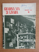 Revista Gradina, via si livada, anul VII, nr. 11, noiembrie 1958