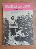 Revista Gradina, via si livada, anul X, nr. 10, octombrie 1961