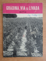 Revista Gradina, via si livada, anul X, nr. 7, iulie 1961