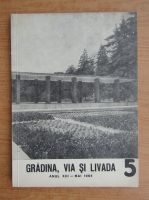 Revista Gradina, via si livada, anul XIII, nr. 5, martie 1964