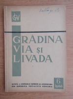 Revista Gradina, via si livada, nr. 6, iunie 1966