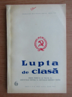 Revista Lupta de Clasa, anul XLVII, nr. 6, iunie 1967