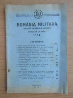 Revista Romania Militara, anul LXXXIV, nr. 1-2, ianuarie-februarie 1947