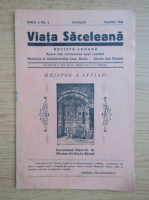 Revista Viata Saceleana, anul I, nr. 2, aprilie 1942