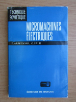 E. Armenski - Micromachines electriques