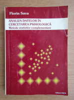 Florin A. Sava - Analiza datelor in cercetarea psihologica