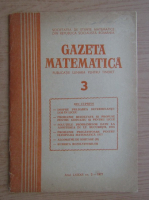 Anticariat: Gazeta matematica, anul LXXXII, nr. 3,1977