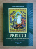 Ion Carciuleanu - Predici la duminicile de peste an, la praznicele imparatesti si la sarbatorile sfintilor mari