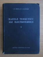 Anticariat: P. L. Kalantarov - Bazele teoretice ale electrotehnicii (volumul 2)