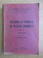 Pompei Gh. Samarian - Medicina si farmacia trecutului romanesc (volumul 2, 1938)
