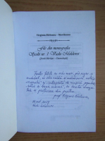Virginia Birleanu Movileanu - File din monografia Scolii nr. 1 Vadu Moldovei (cu autograful si dedicatia autoarei)