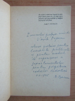Andrei Barna - Autoeducatia, probleme teoretice si metodologice (cu autograful autorului)