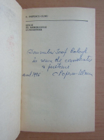 C. Popescu Ulmu - Efigii pe meridianele cunoasterii (cu autograful si dedicatia autorului pentru Balogh Jozsef)