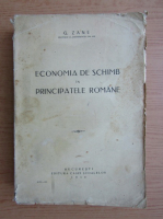 G. Zane - Economia de schimb in Principatele Romane (1930)