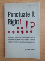 Harry Shaw - Punctuate it right