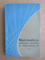 Matematica. Continutul, metodele si importanta ei (volumul 3)