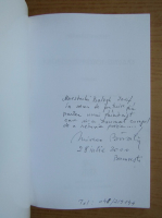 Mircea Barsila - O linie aproape neagra (editie bilingva, cu autograful si dedicatia autorului pentru Balogh Jozsef)