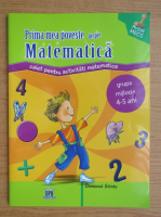 Prima mea poveste despre matematica. Caiet pentru activitati matematice. Grupa mijlocie, 4-5 ani