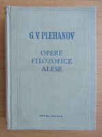 G. V. Plehanov - Opere filozofice alese (volumul 2)