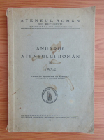 Anuarul ateneului roman 1934 (1935)