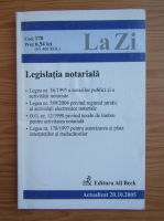 La Zi. Legislatia notariala 2005 