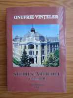 Onufrie Vinteler - Studii si articole (volumul 2)