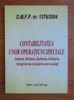 Contabilitatea unei operatiuni speciale 2004