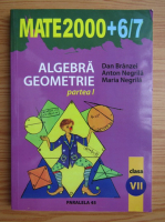 Anticariat: Dan Branzei - Algebra. Geometrie. Clasa a VII-a, partea I