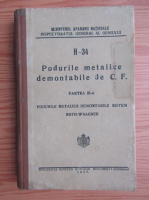 H-34. Podurile metalice demontabile de C. F (1937, volumul 3)