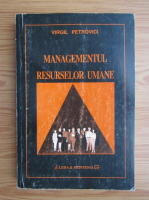 Virgil Petrovici - Managementul resurselor umane