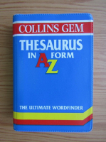 Collins Gem thesaurus in A-Z form