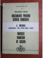 Al. I. Gonta - Documente privind istoria Romaniei: A. Moldova veacurilor XIV-XVII. Indicele numelor de locuri