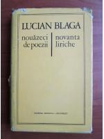Anticariat: Lucian Blaga - Nouazeci de poezii. Novanta liriche (editie bilingva)
