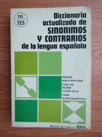 Diccionario actualizado de sinonimos y contrarios de la lengua espanola