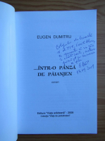 Anticariat: Eugen Dumitru - Intr-o panza de paianjen (cu autograful autorului)