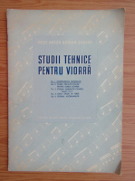 Anton Adrian Sarvas - Studii tehnice pentru vioara, volumul 1. Independenta degetelor