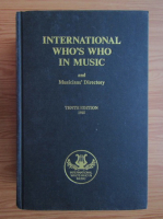 International who's who in music and musicians directory